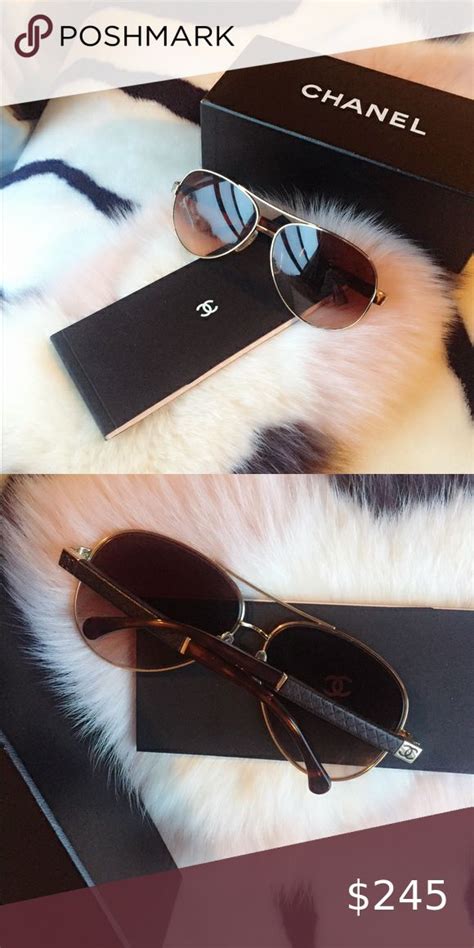 chanel pilot quilt sunglasses|chanel aviator sunglasses nordstrom.